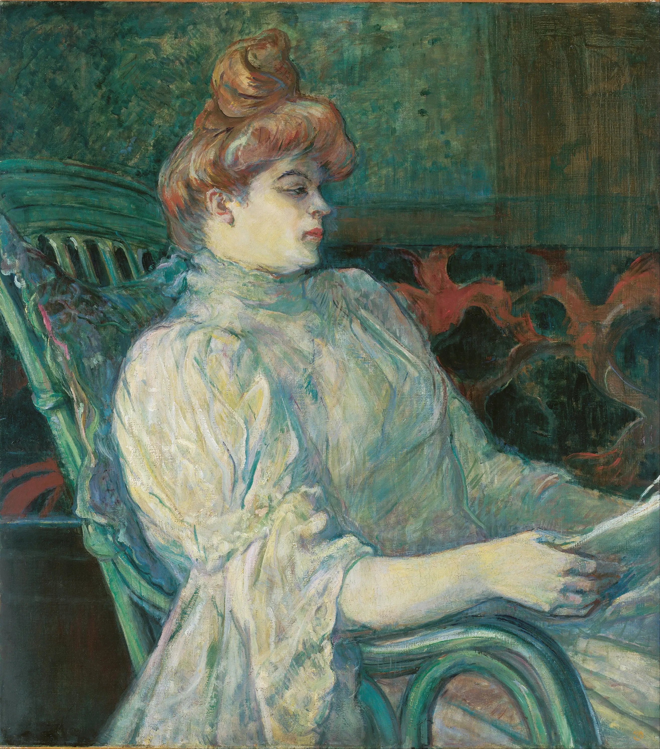 Reproduction du tableau « Madame Marthe X―Bordeaux - Henri de Toulouse-Lautrec » par Alpha Reproduction en peinture à l’huile