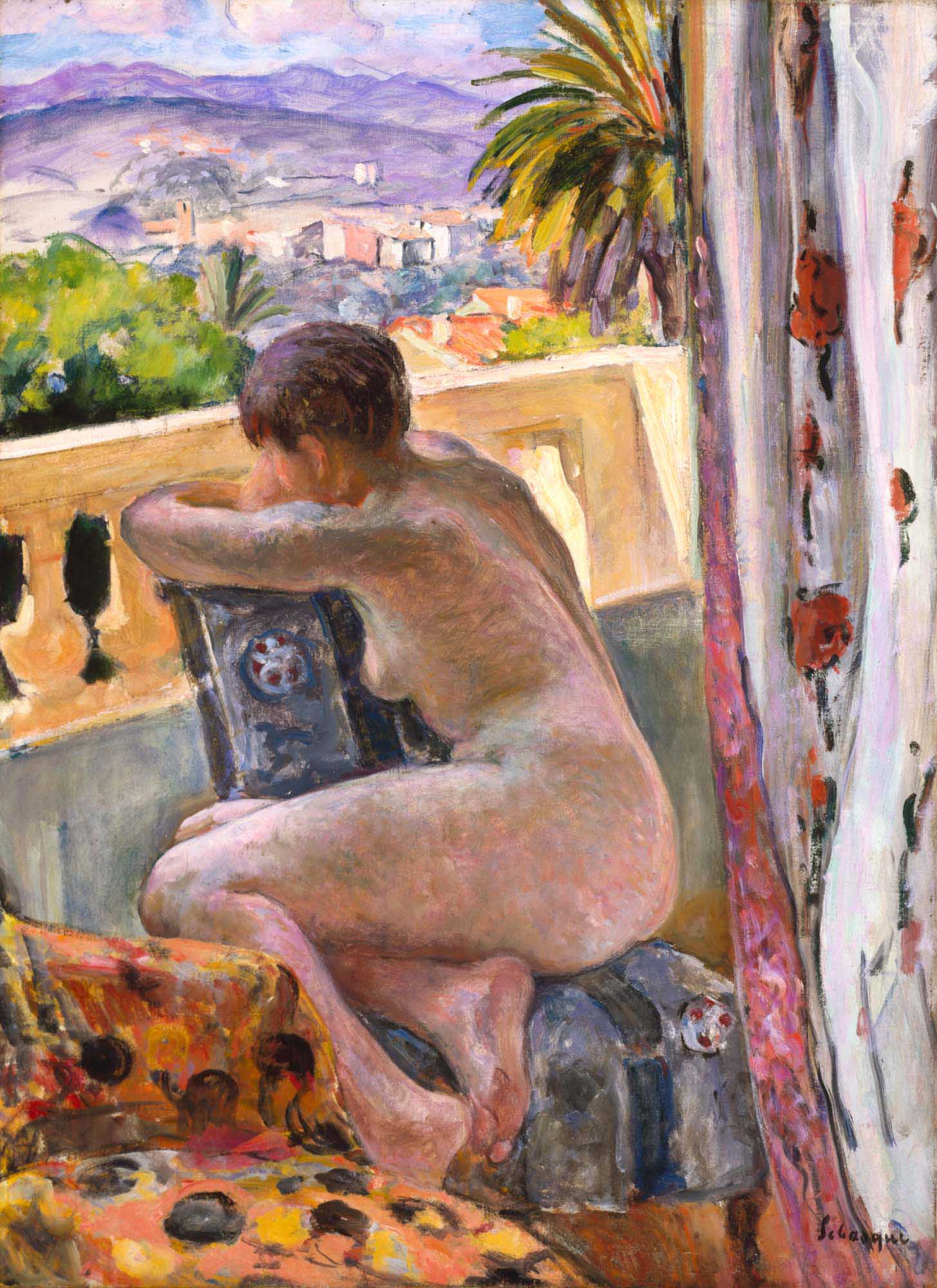 Nue à la fenêtre - Henri Lebasque