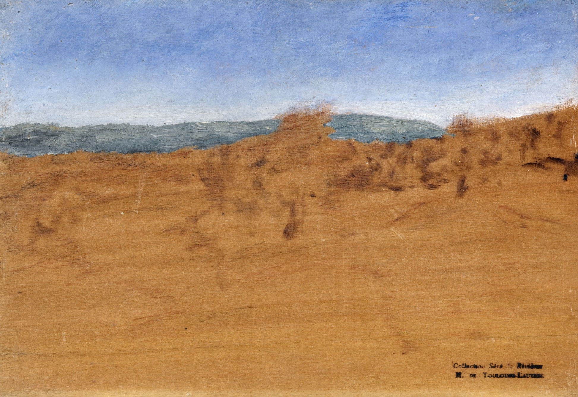 Reproduction du tableau « Paysage avec des dunes près d'Arcachon - Henri de Toulouse-Lautrec » par Alpha Reproduction en peinture à l’huile