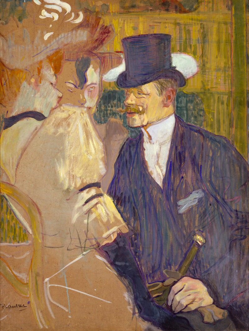 Den engelske mannen på Moulin-Rouge - Henri de Toulouse-Lautrec