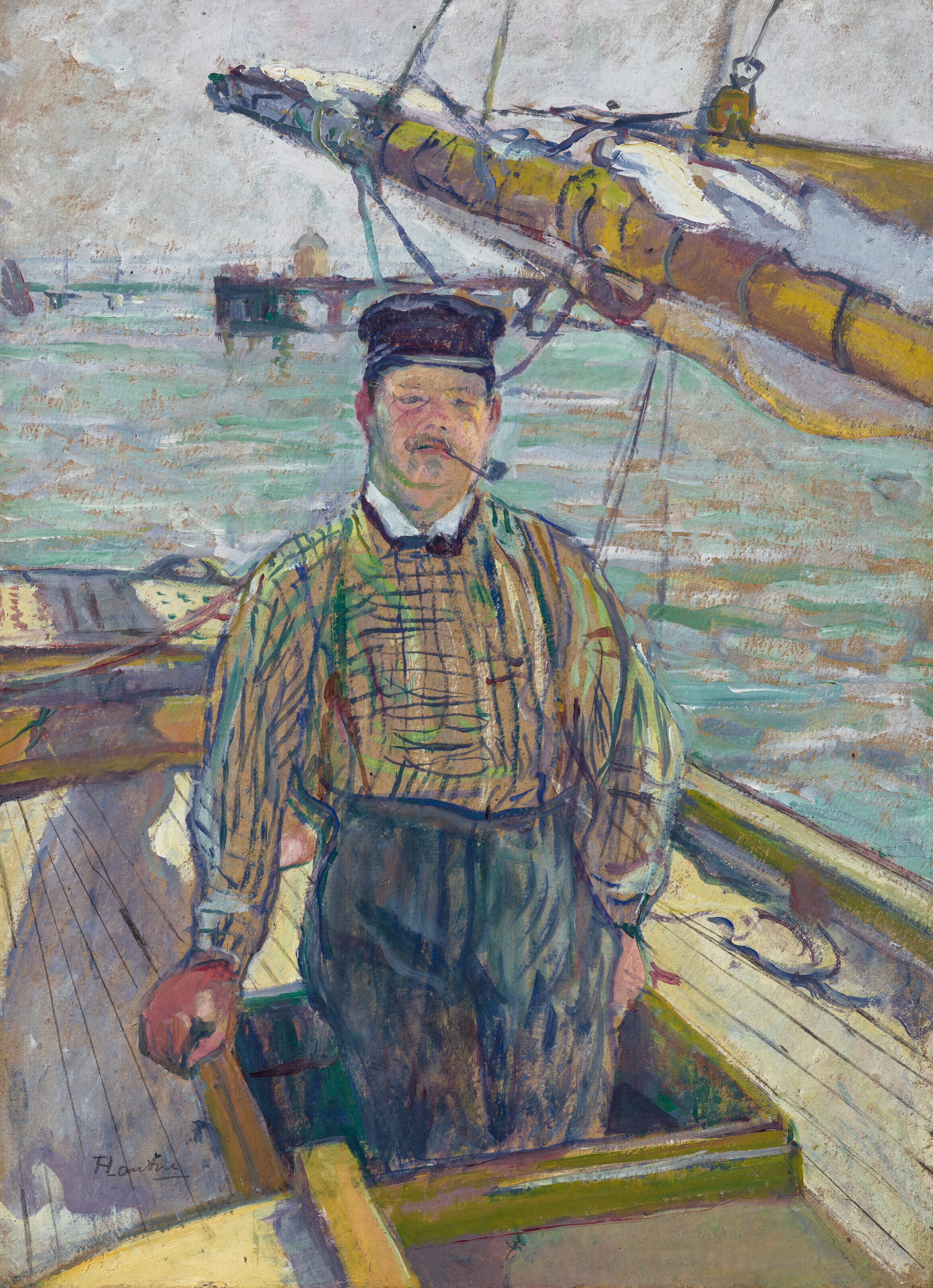 Reproduction du tableau « Monsieur Émile Davoust - Henri de Toulouse-Lautrec » par Alpha Reproduction en peinture à l’huile