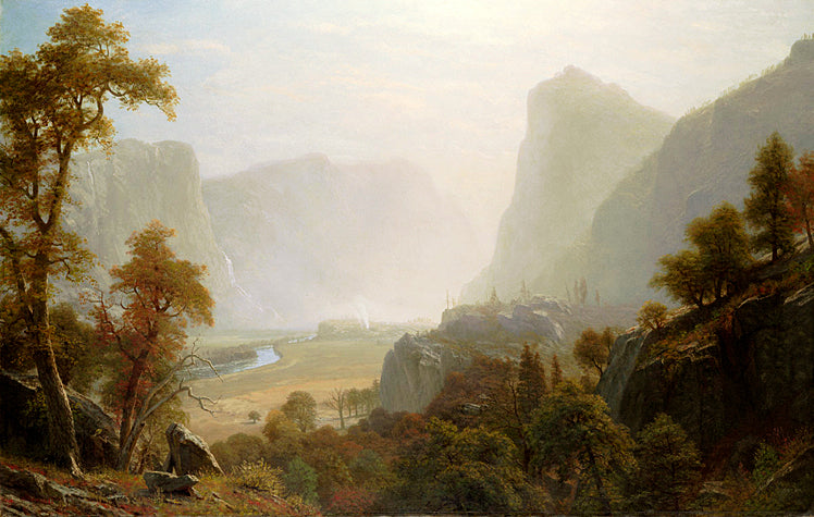 La vallée de Hetch-Hetchy, Californie - Albert Bierstadt