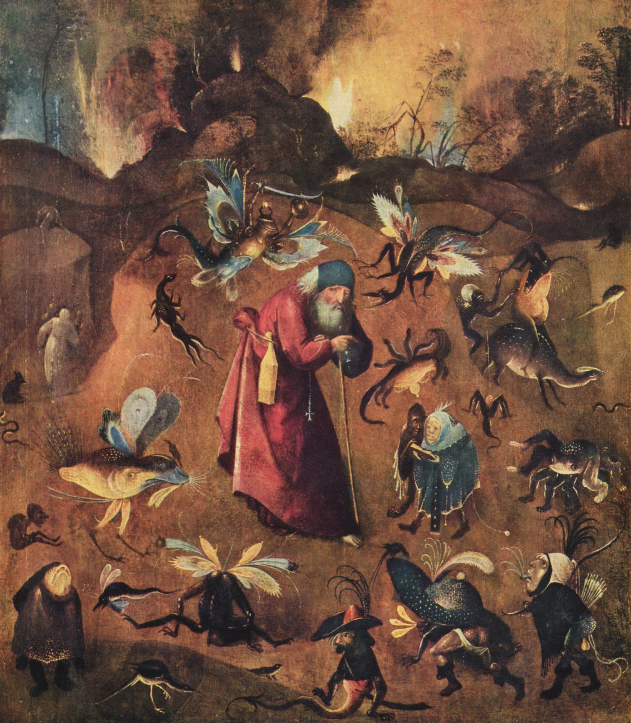 St. Antonios fristelse - Hieronymus Bosch