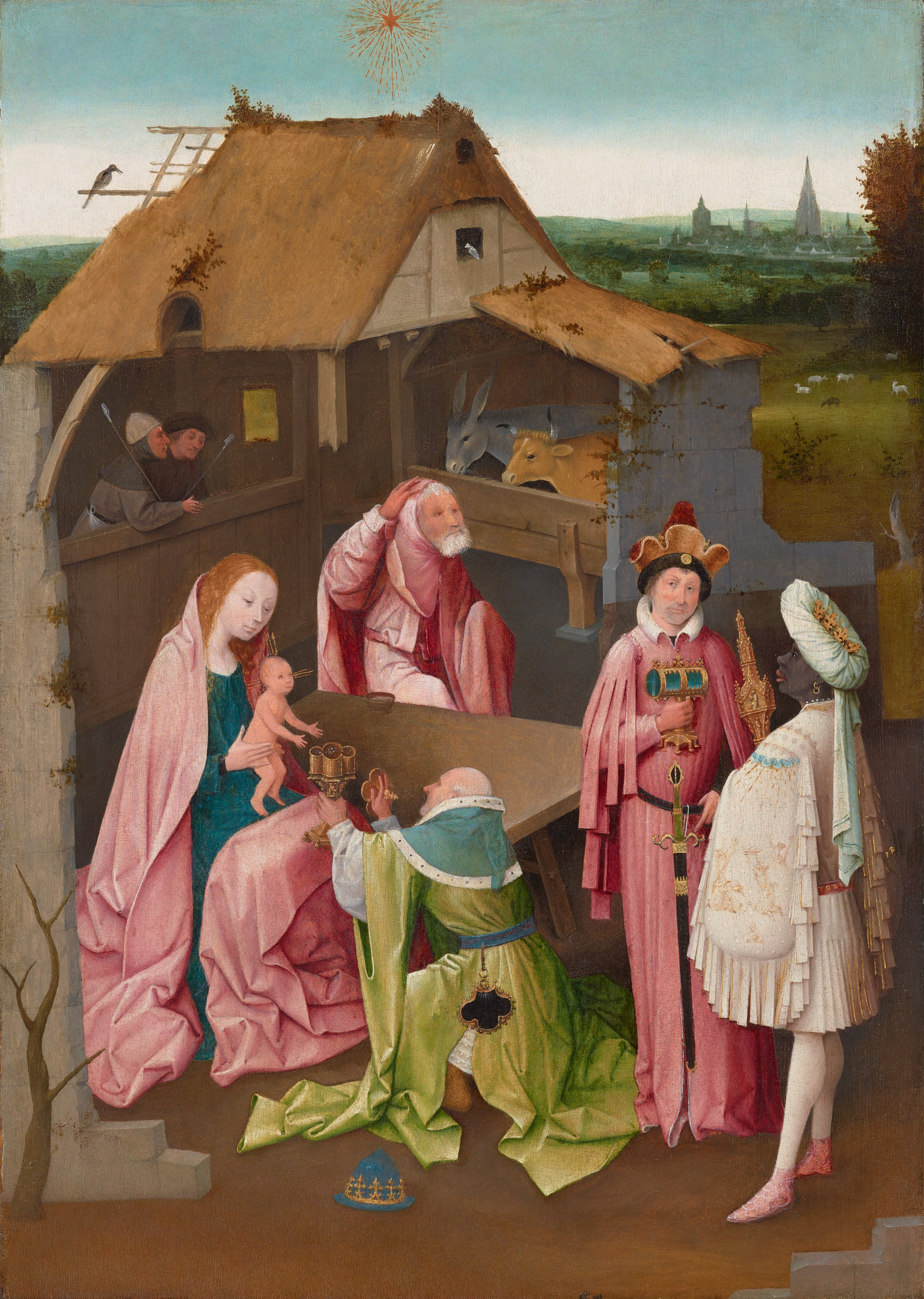 De hellige tre kongers tilbedelse - Hieronymus Bosch