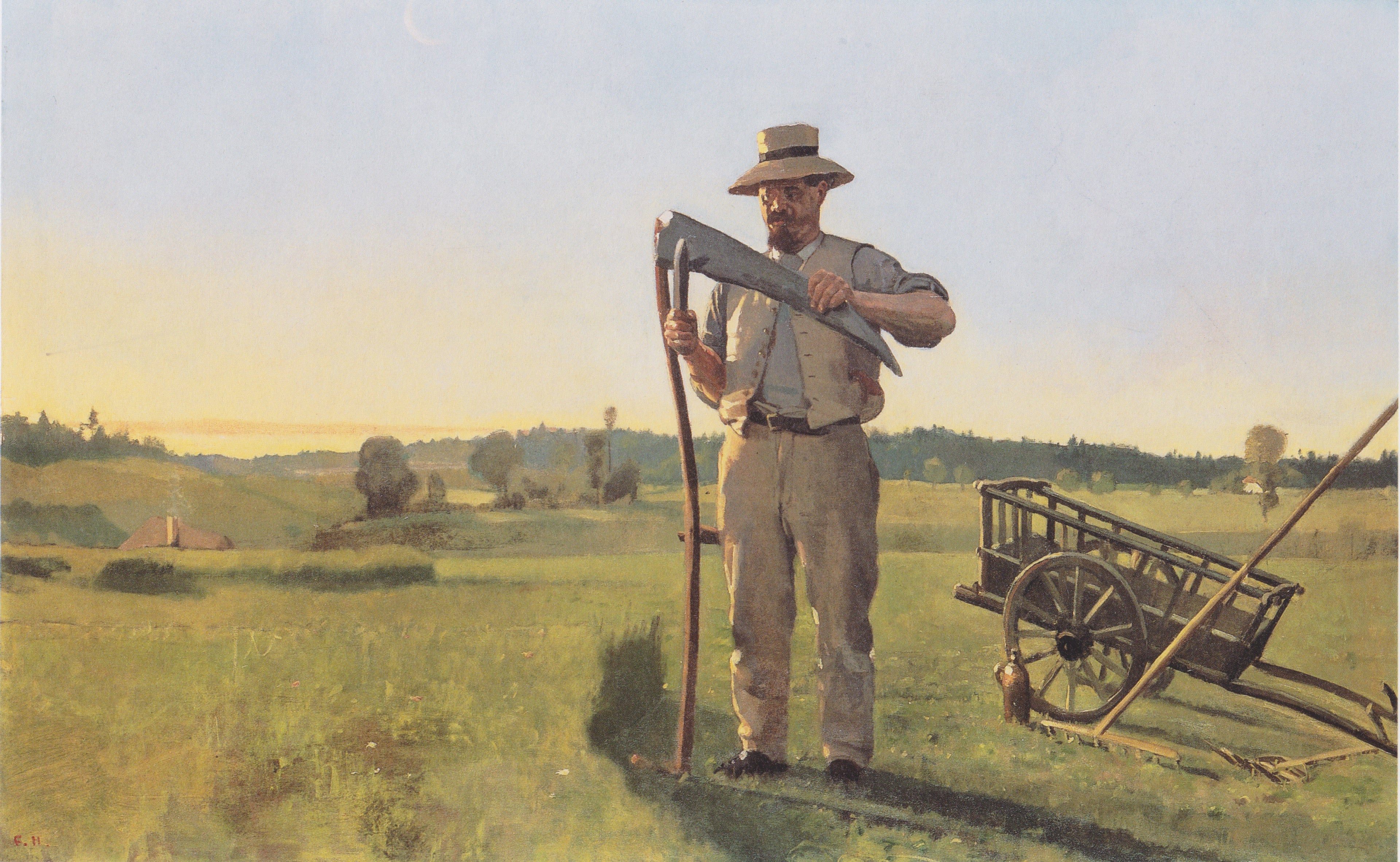 Le Faucheur - Ferdinand Hodler - Alpha Reproduction
