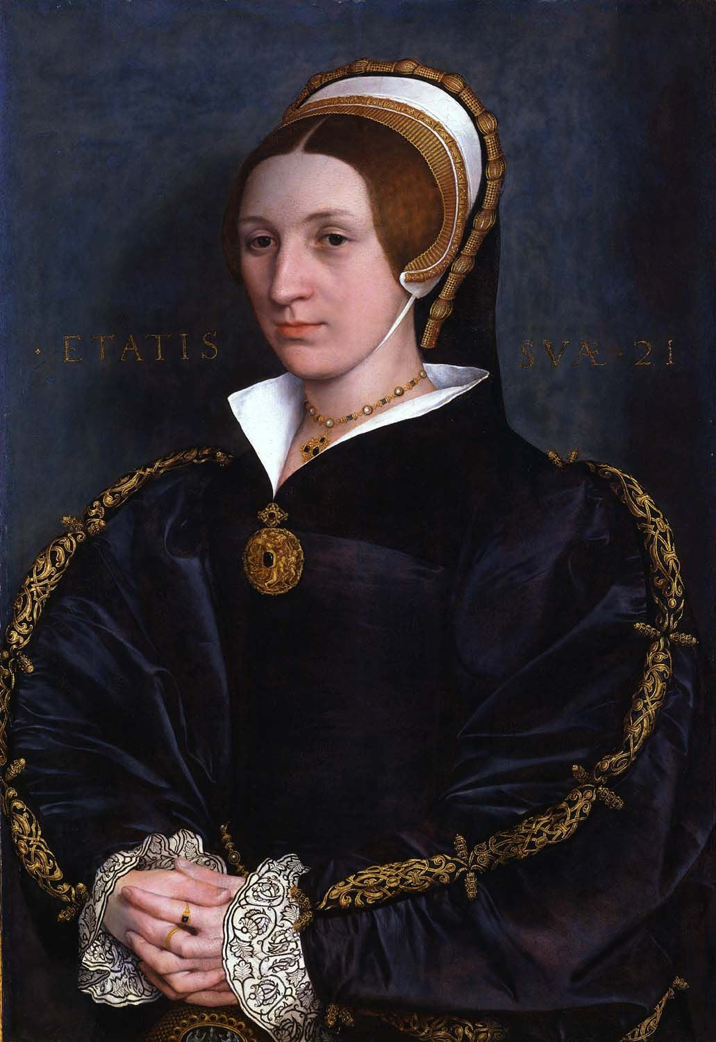 Portrait d'une dame, probablement un membre de la famille Cromwell - Hans Holbein le Jeune