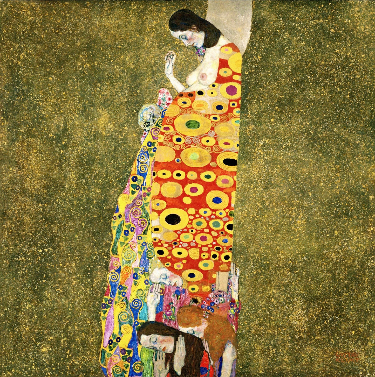 🌺 Håpet II – Gustav Klimt (1907-1908)