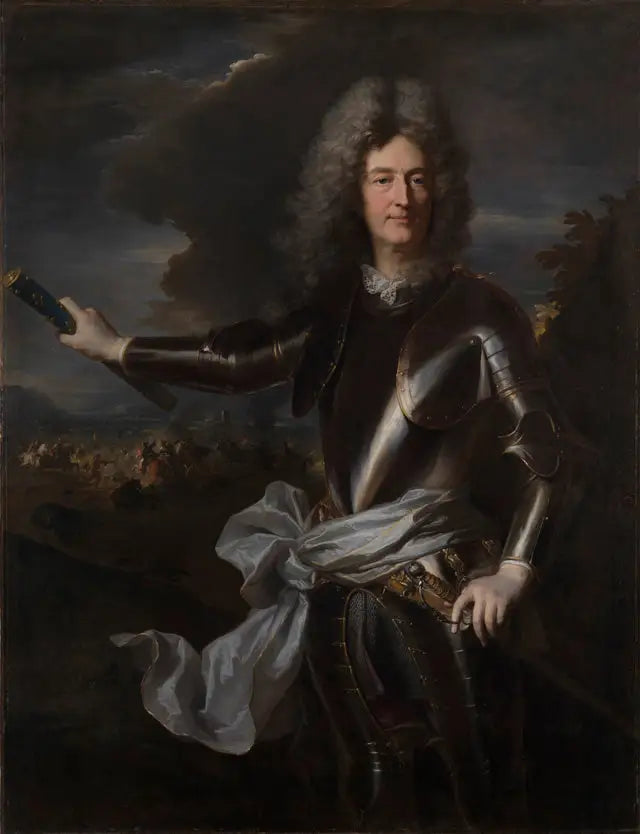 Portrait du maréchal Charles-Auguste Goyon de Matignon comte de Gacé - Hyacinthe Rigaud - Alpha Reproduction