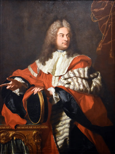 Portrait de Gaspard de Gueidan (1688-1767) en président à mortier. - Hyacinthe Rigaud - Alpha Reproduction