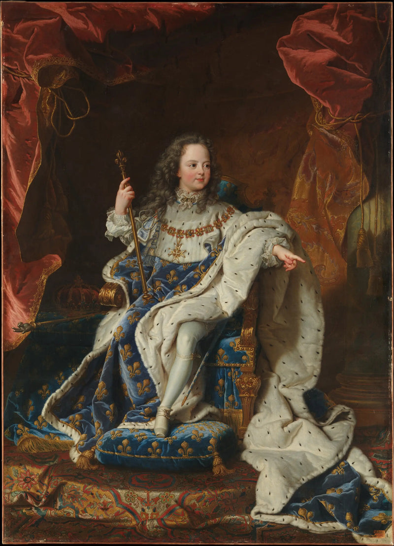 Louis XV av Frankrike, barn - Hyacinthe Rigaud