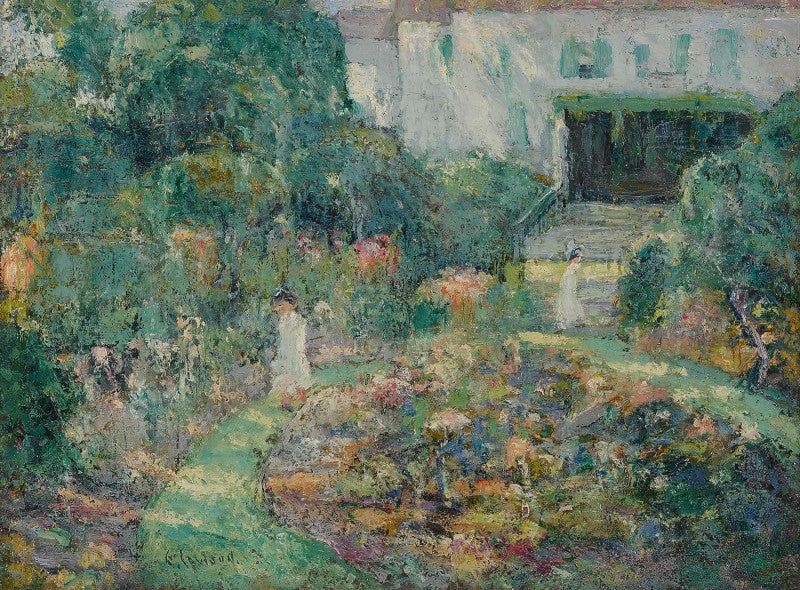 Dans le jardin - Ernest Lawson