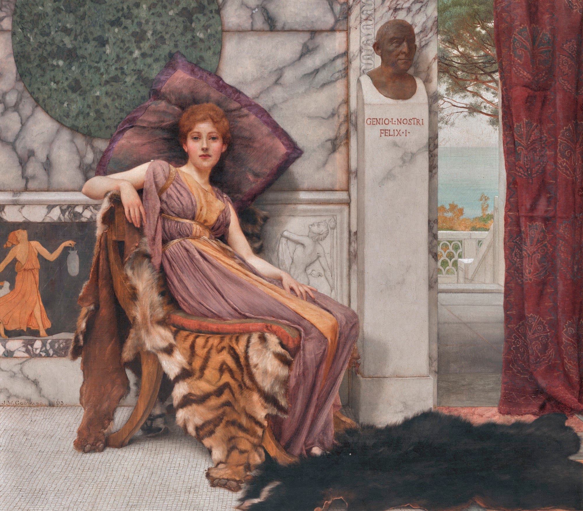 Le Dolce Far Niente (1893) - John William Godward