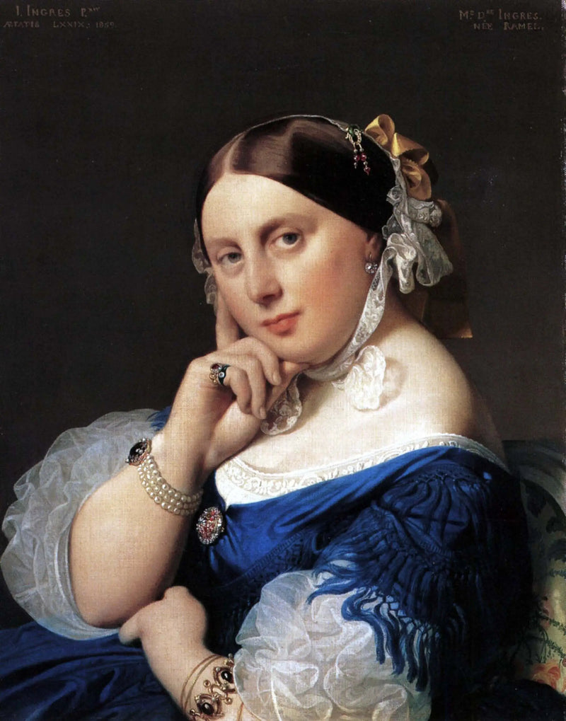 Portrett av Madame Ingres født Ramel - Jean-Auguste-Dominique Ingres