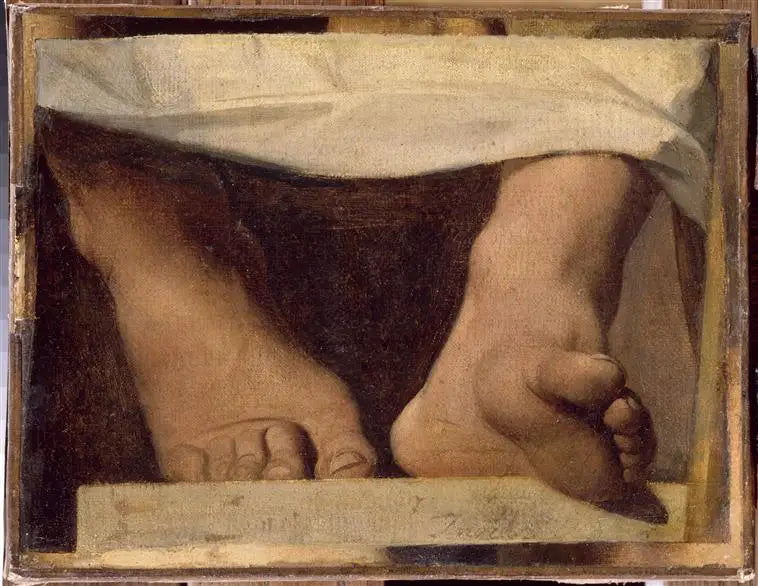 Les pieds d’Homère étude pour l’apothéose d’Homère - Jean-Auguste-Dominique Ingres - Alpha Reproduction