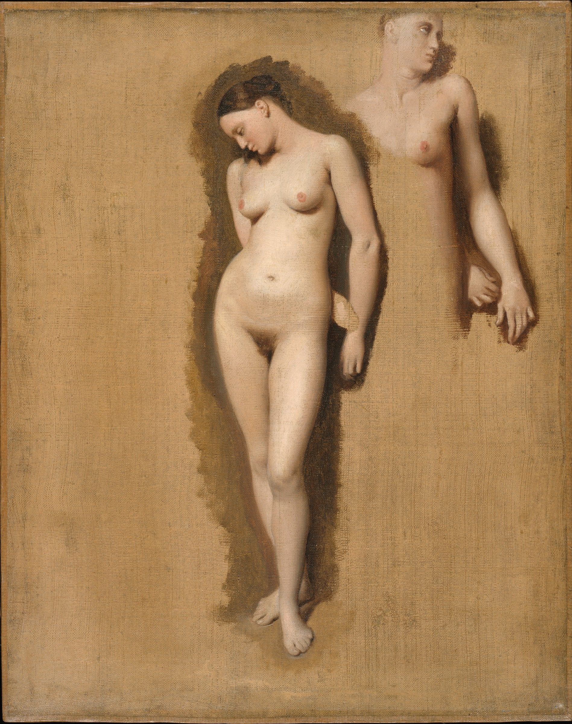 Studie for Roger som frigjør Angelica - Jean-Auguste-Dominique Ingres