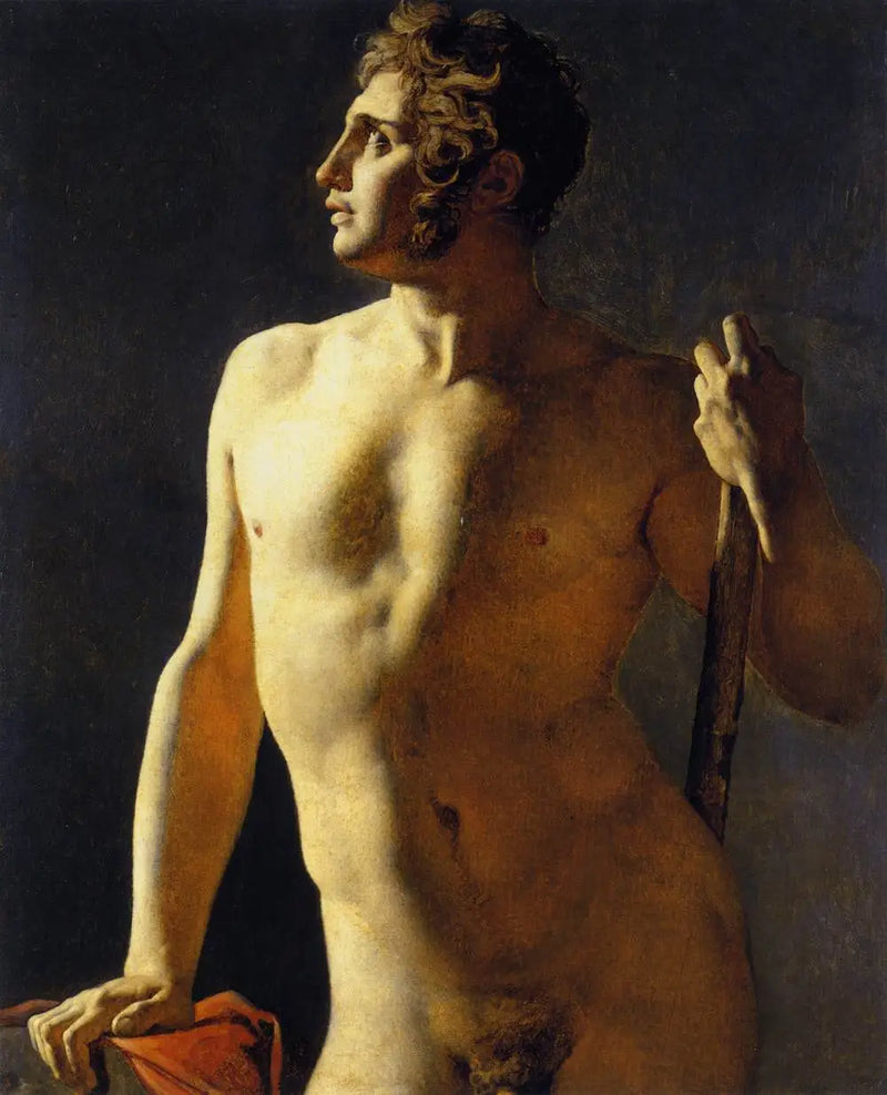 Full- eller halvkropp malt - Jean-Auguste-Dominique Ingres
