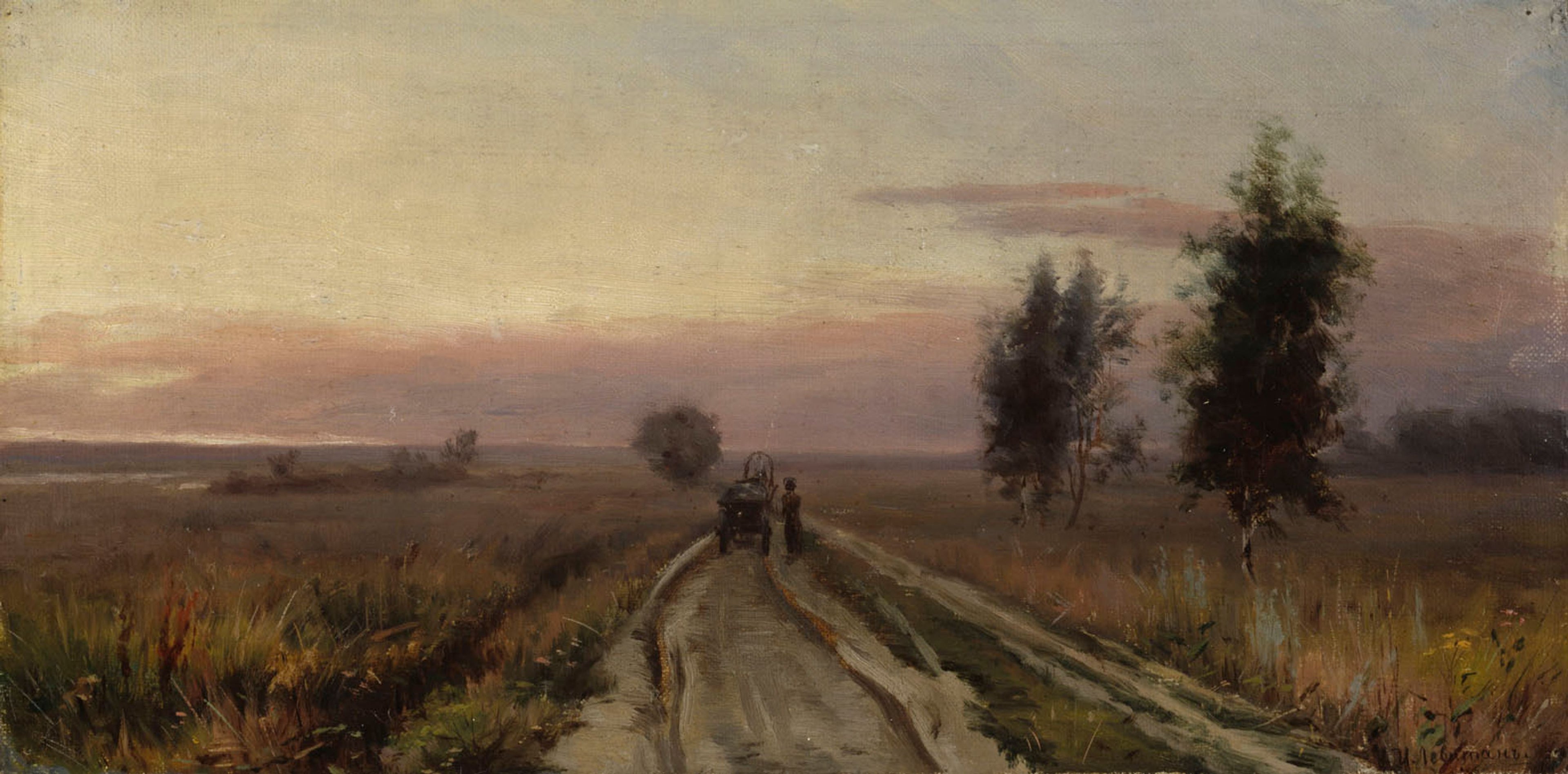 Route du village - Isaac Levitan