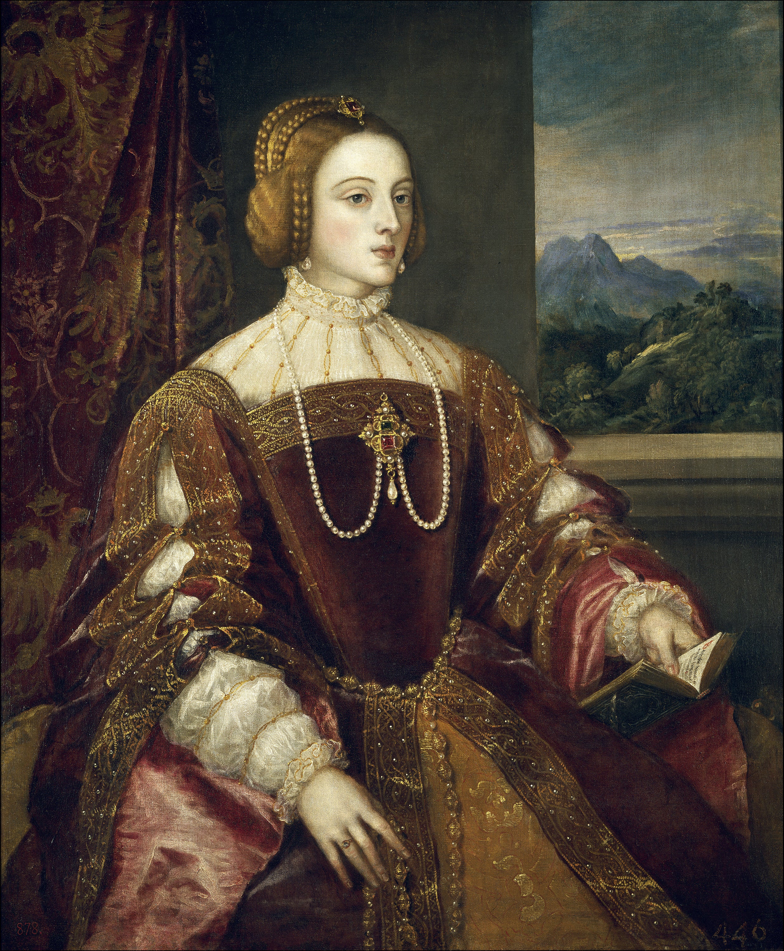 Portrait d'Isabelle de Portugal - Titian