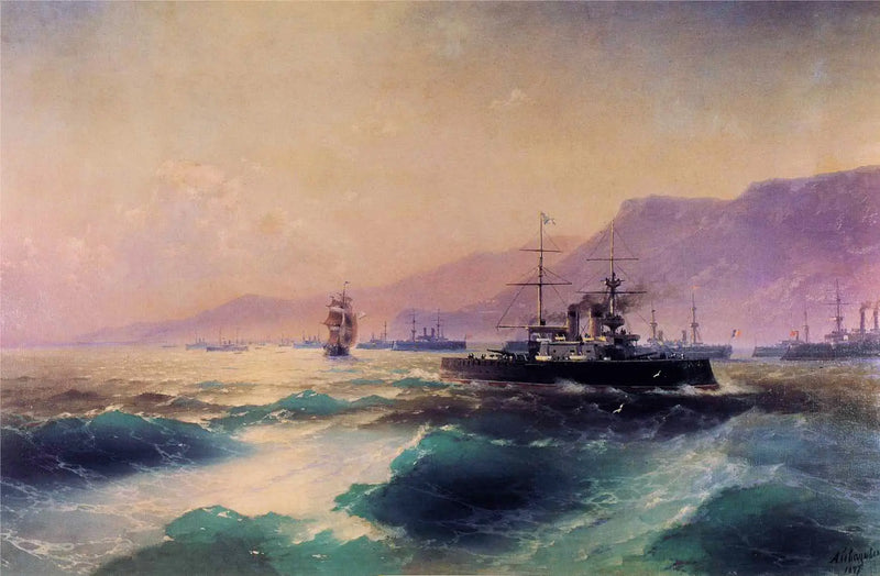 Kanonbåt utenfor Kreta - Ivan Aïvazovski

Source:
Canonnière au large de la Crète - Ivan Aïvazovski