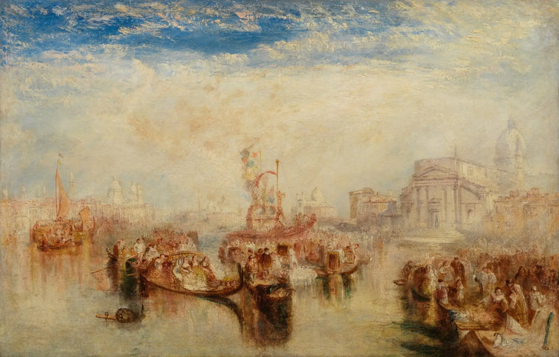 Innsetting av John Bellinis Tre Bilder i La Chiesa Redentore, Venezia - J. M. W. Turner