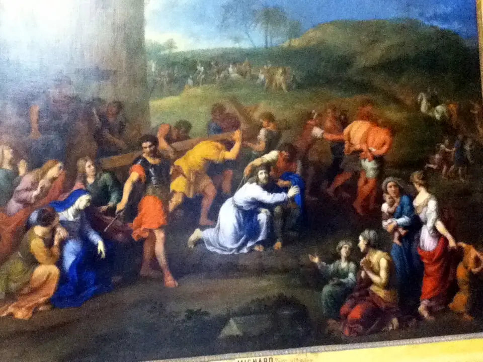Jésus sur le chemin du Calvaire - Pierre Mignard - Alpha Reproduction