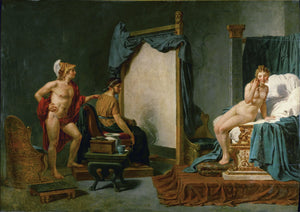 Apelles maler Campaspe i nærvær av Alexander - Jacques-Louis David
