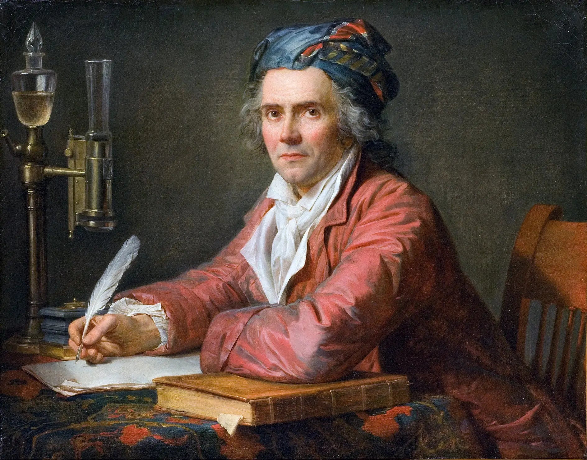 Reproduction du tableau « Portrait du médecin Alphonse Leroy - Jacques-Louis David » par Alpha Reproduction en peinture à l’huile