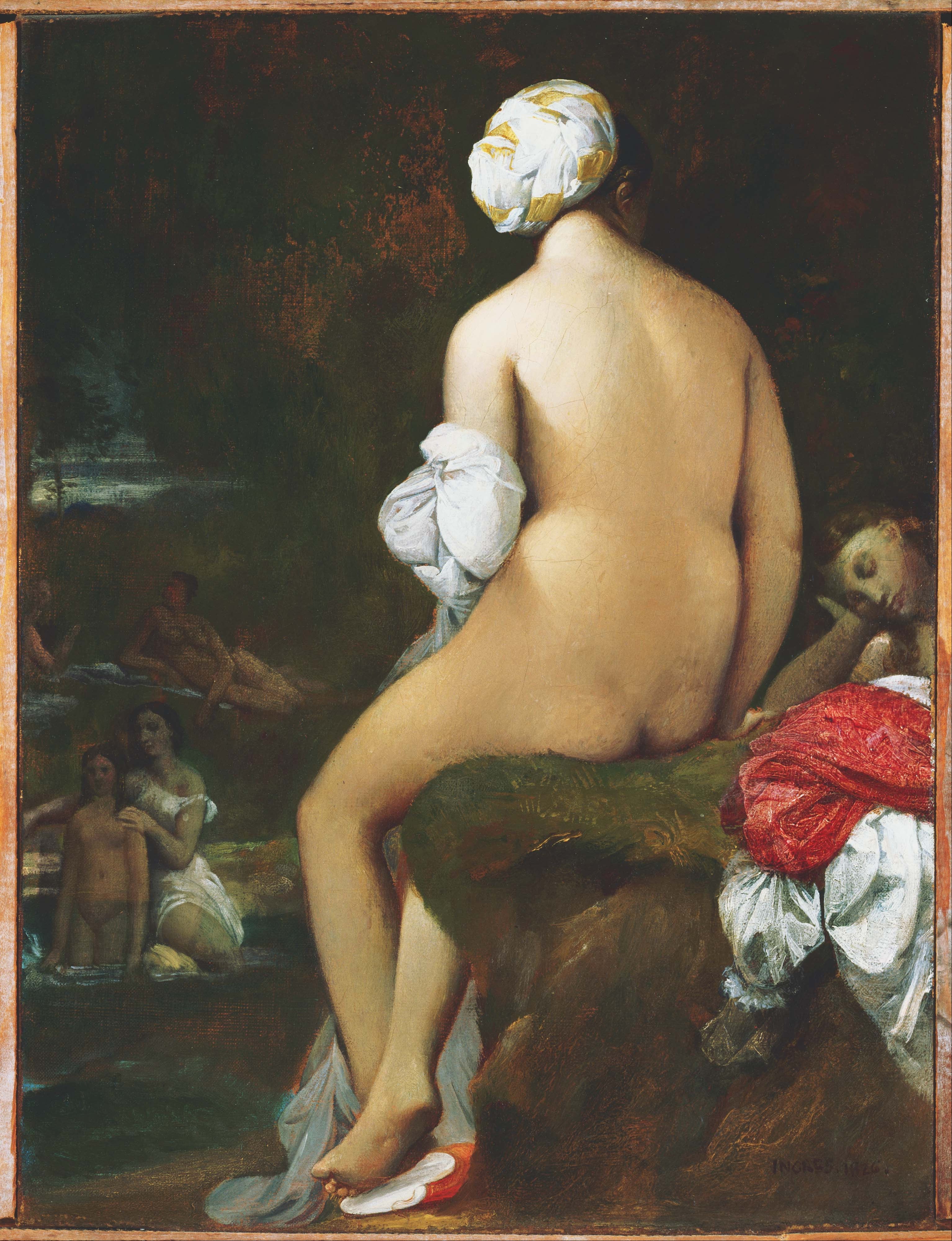 Den lille badende - Jean-Auguste-Dominique Ingres