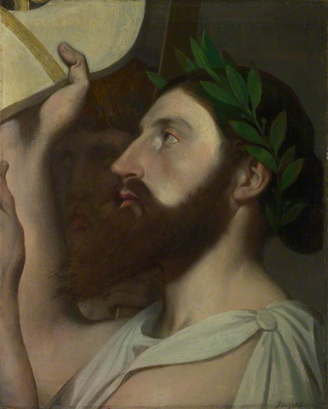 Pindar som tilbyr sin lyre til Homer - Jean-Auguste-Dominique Ingres