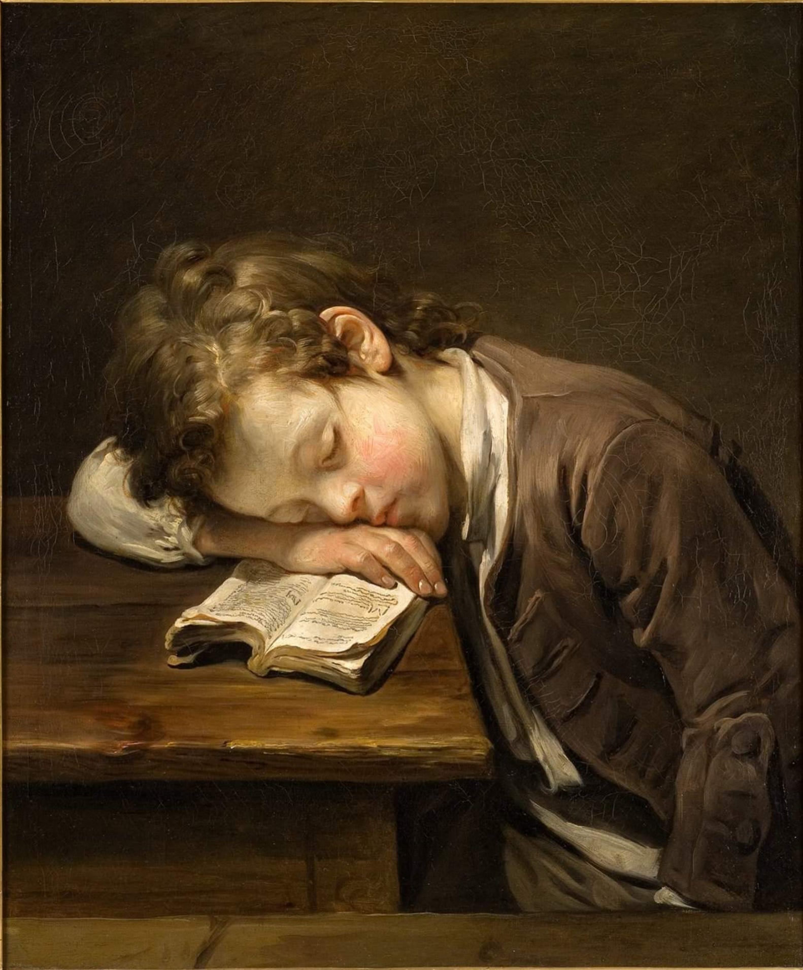 Le Petit Paresseux - Jean-Baptiste Greuze