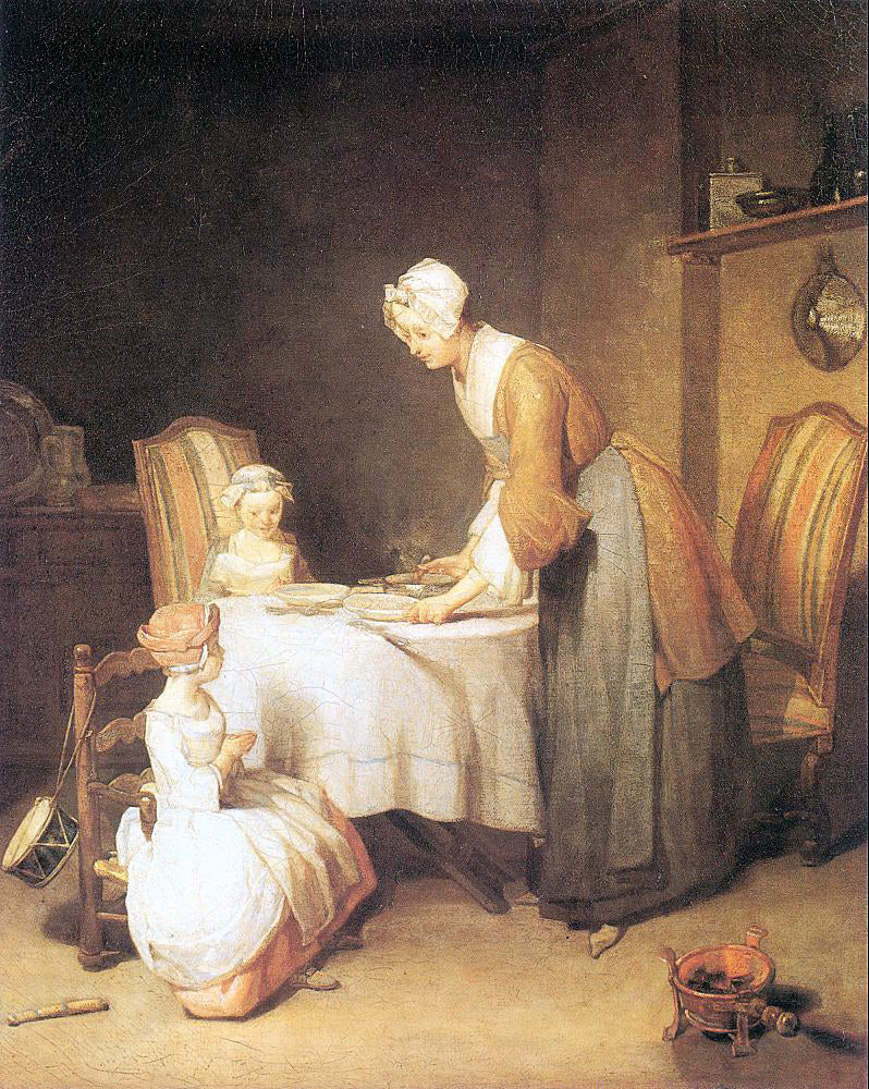 Le Bénédicité - Jean Siméon Chardin