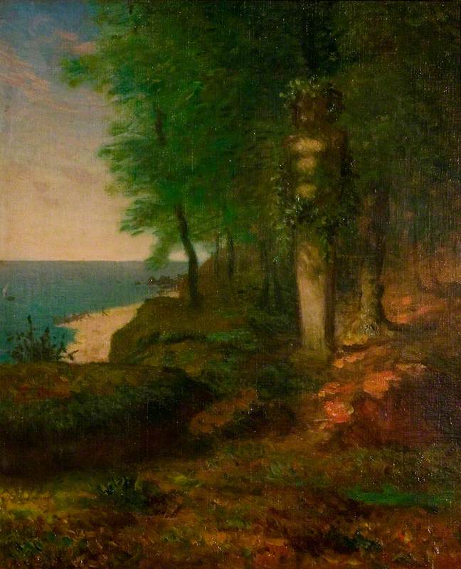 Paysage avec une figure terminale - Jean-François Millet