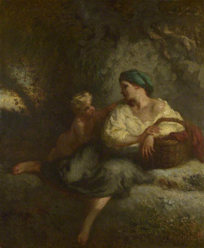 Le murmure - Jean-François Millet