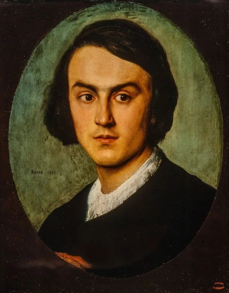 Reproduction du tableau « Autoportrait - Jean-Léon Gérôme » par Alpha Reproduction en peinture à l’huile