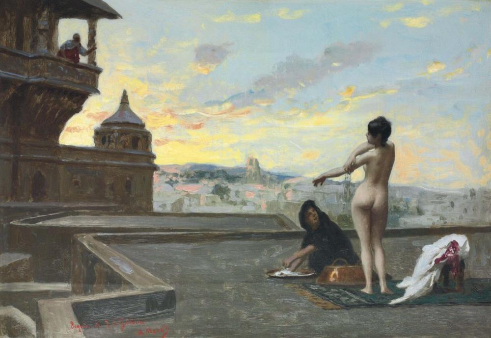 Reproduction du tableau « Bethsabée - Jean-Léon Gérôme » par Alpha Reproduction en peinture à l’huile