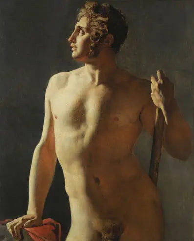 Torse (halvfigur malt) - Jean-Auguste-Dominique Ingres