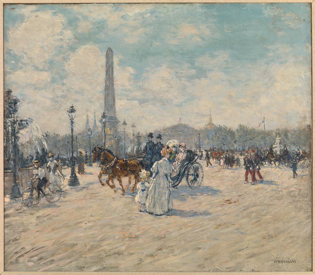 Place de la Concorde, Paris - Jean-François Raffaëlli