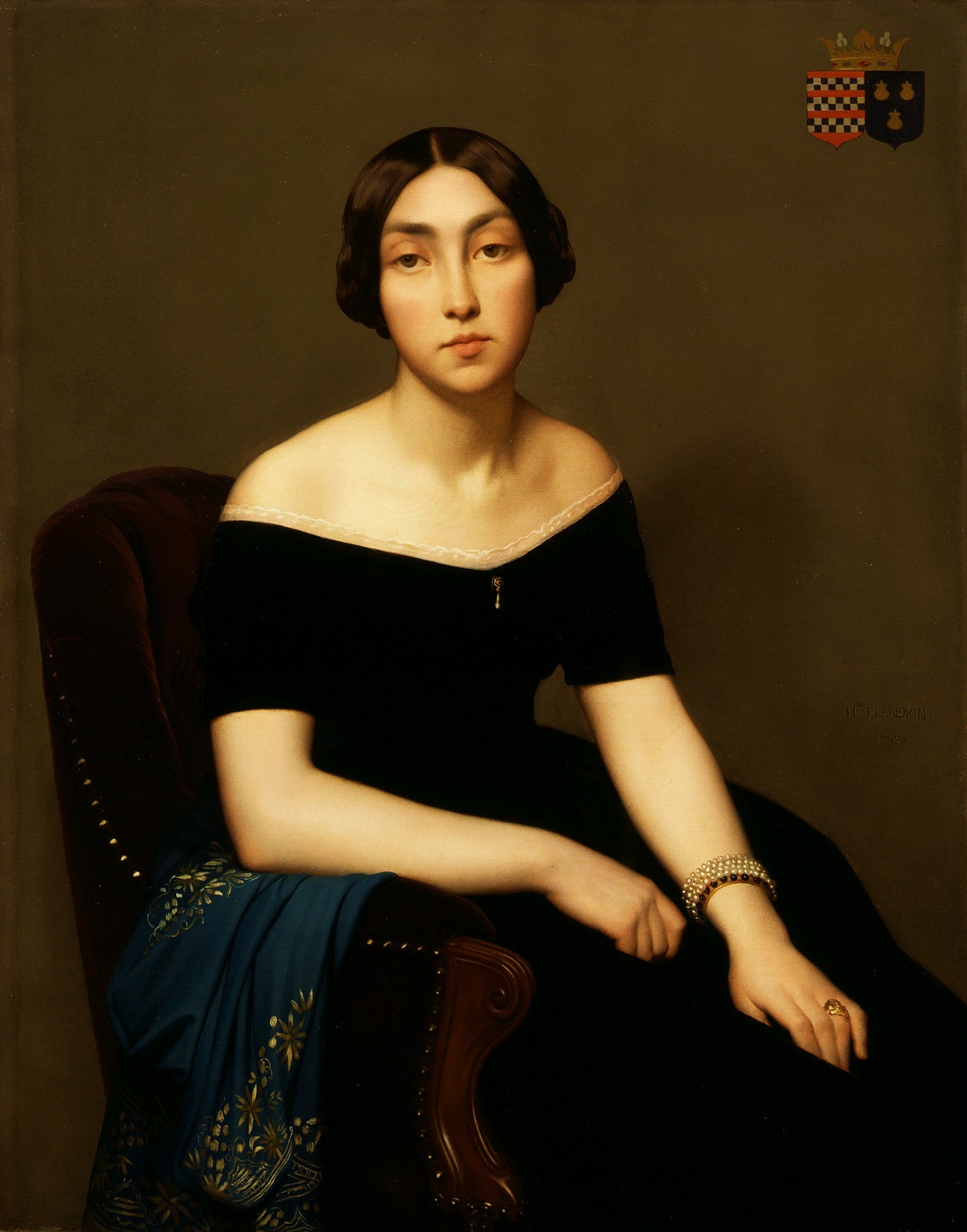 Madame Louis-Antoine de Cambourg - Hippolyte Flandrin