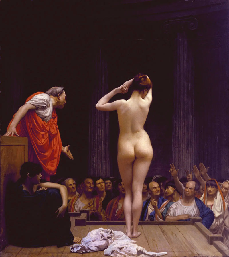 Romersk slavemarked - Jean-Léon Gérôme
