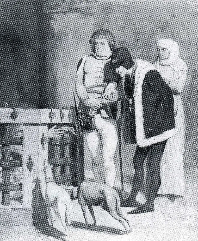 Reproduction du tableau « Louis XI et Tristan l'Hermite visitent le cardinal de La Balue dans sa cage - Jean-Léon Gérôme » par Alpha Reproduction en peinture à l’huile