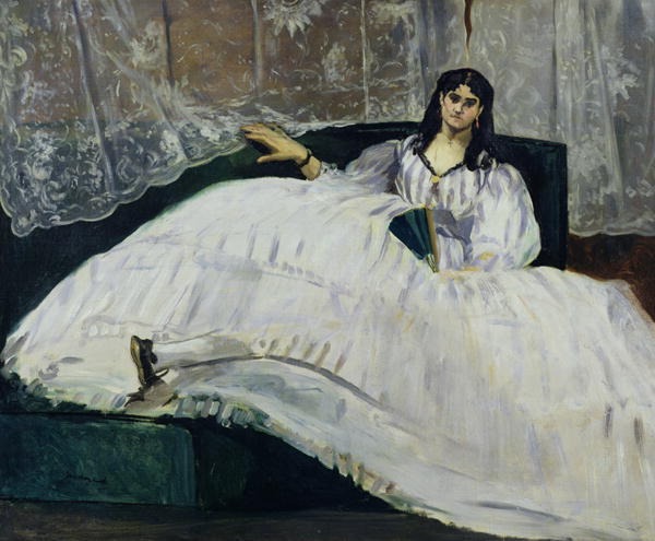 Reproduction du tableau « Portrait de Jeanne Duval - Édouard Manet » par Alpha Reproduction en peinture à l’huile