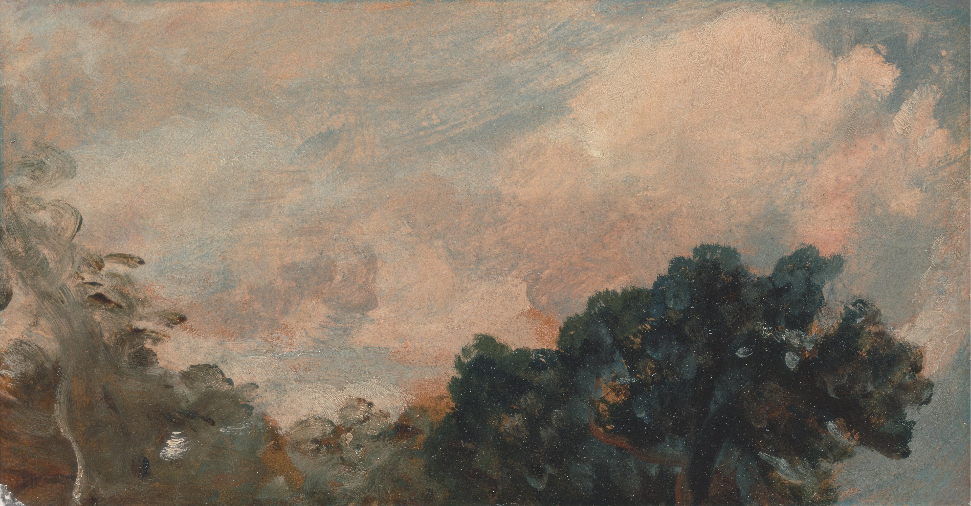 Étude des nuages avec un arbre - John Constable