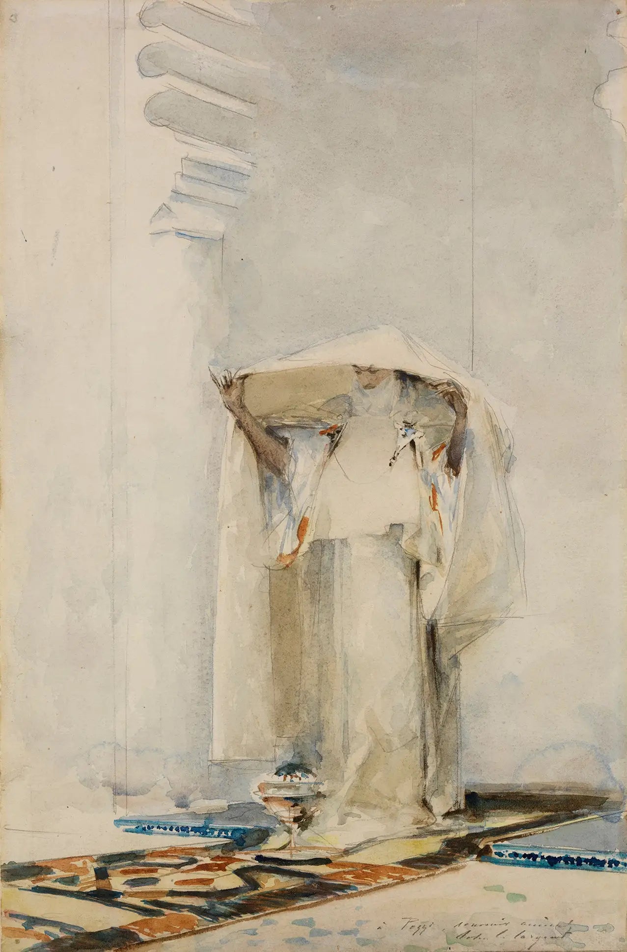 Reproduction du tableau « Encenser le voile - John Singer Sargent » par Alpha Reproduction en peinture à l’huile