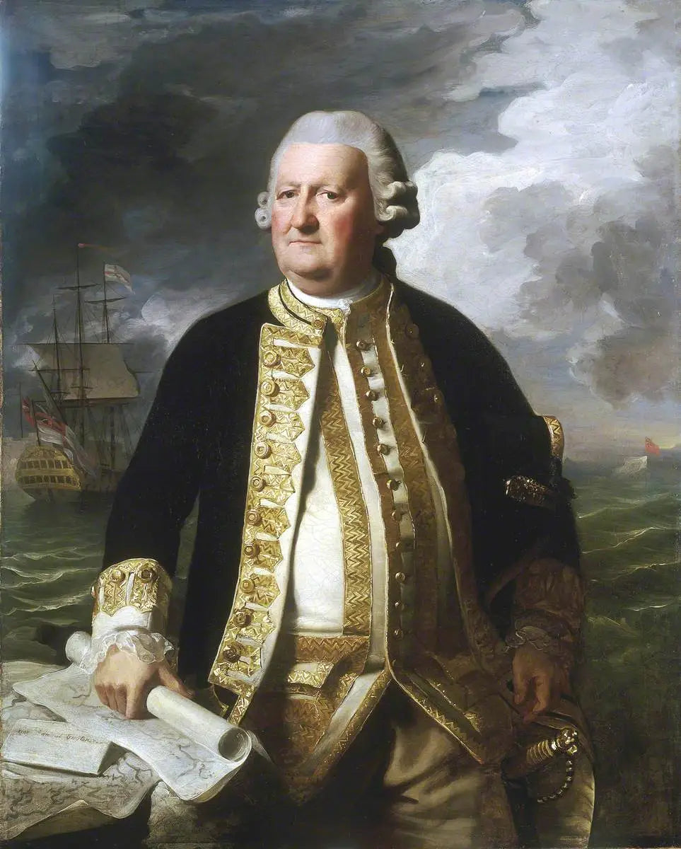 Amiral Clark Gayton 1712-1784/5 - John Singleton Copley - Alpha Reproduction