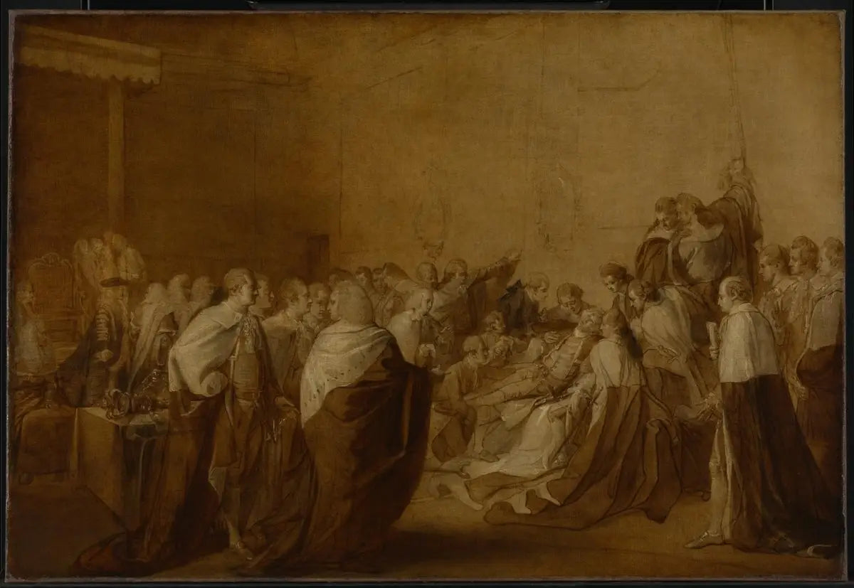 Étude pour « L’effondrement du comte de Chatham » - John Singleton Copley - Alpha Reproduction