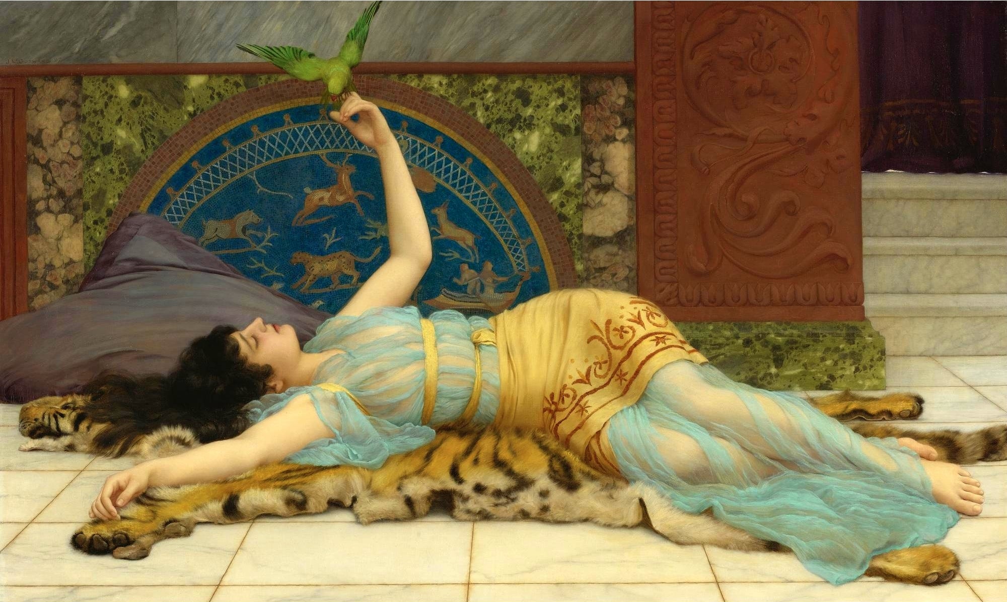 Dolce Far Niente (1897) - John William Godward