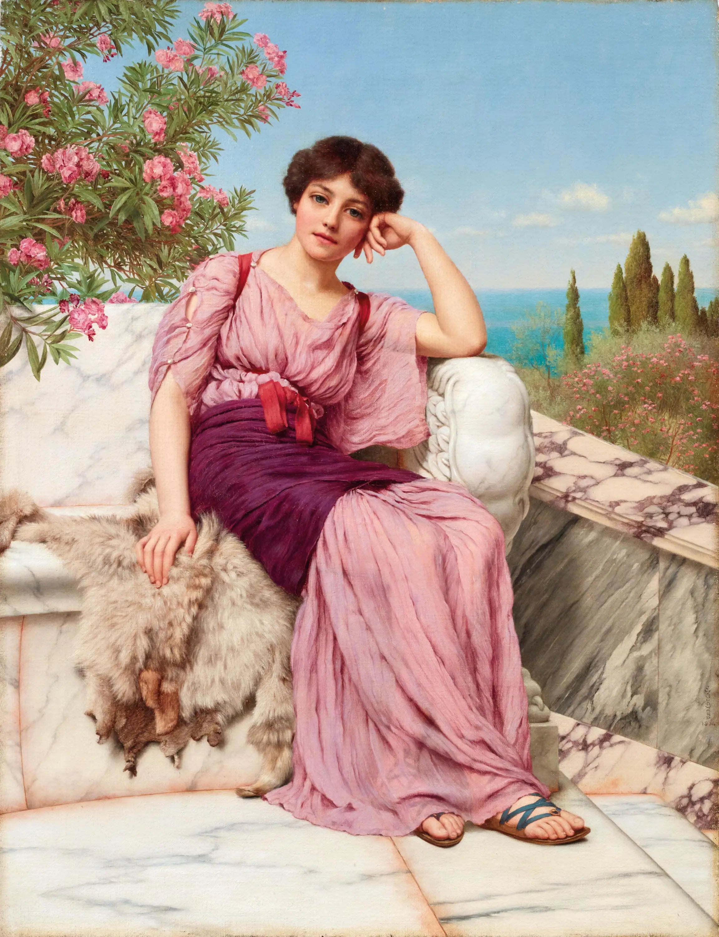 Fais de beaux rêves - John William Godward - Alpha Reproduction
