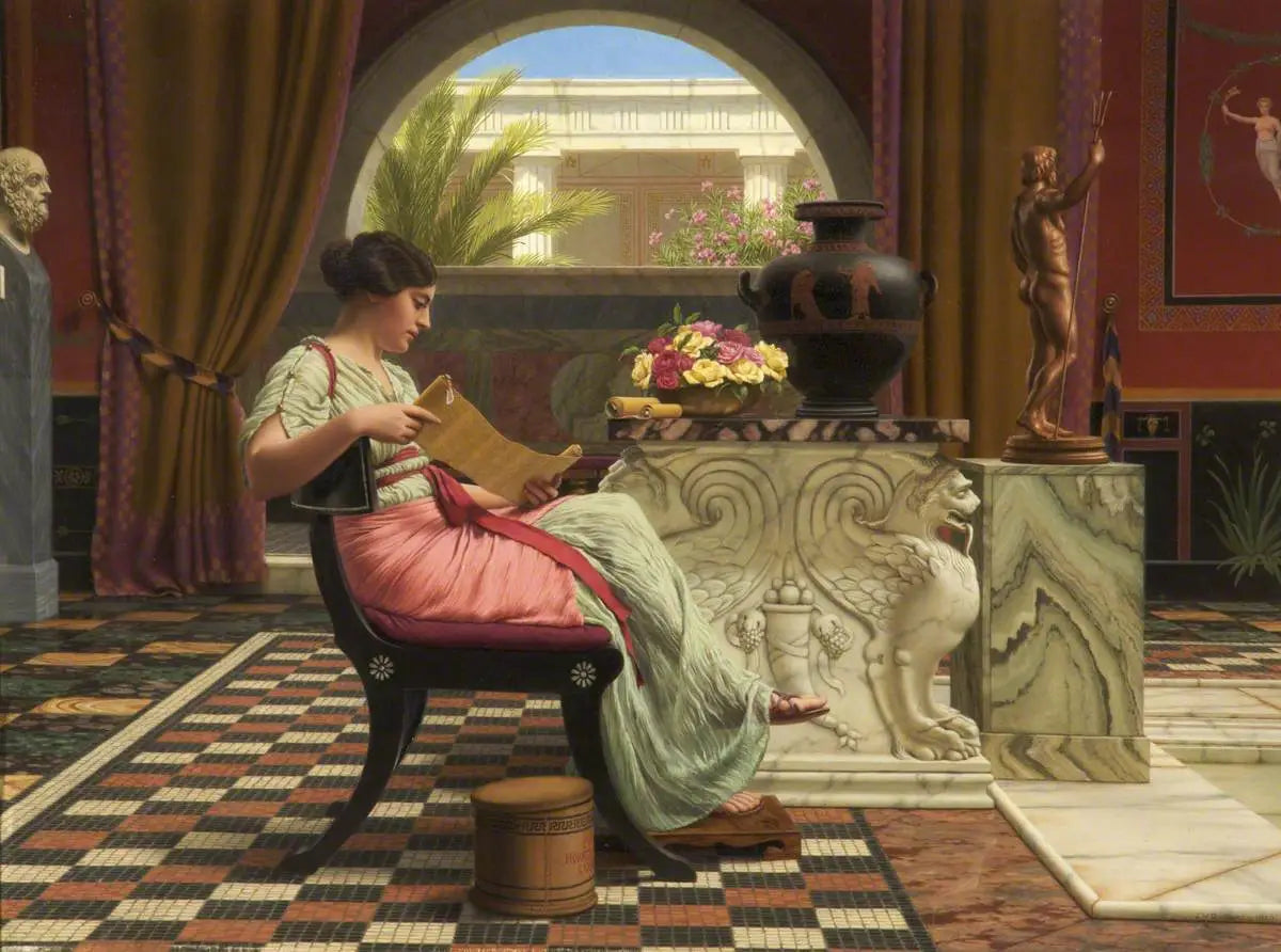 Un poète préféré - John William Godward - Alpha Reproduction