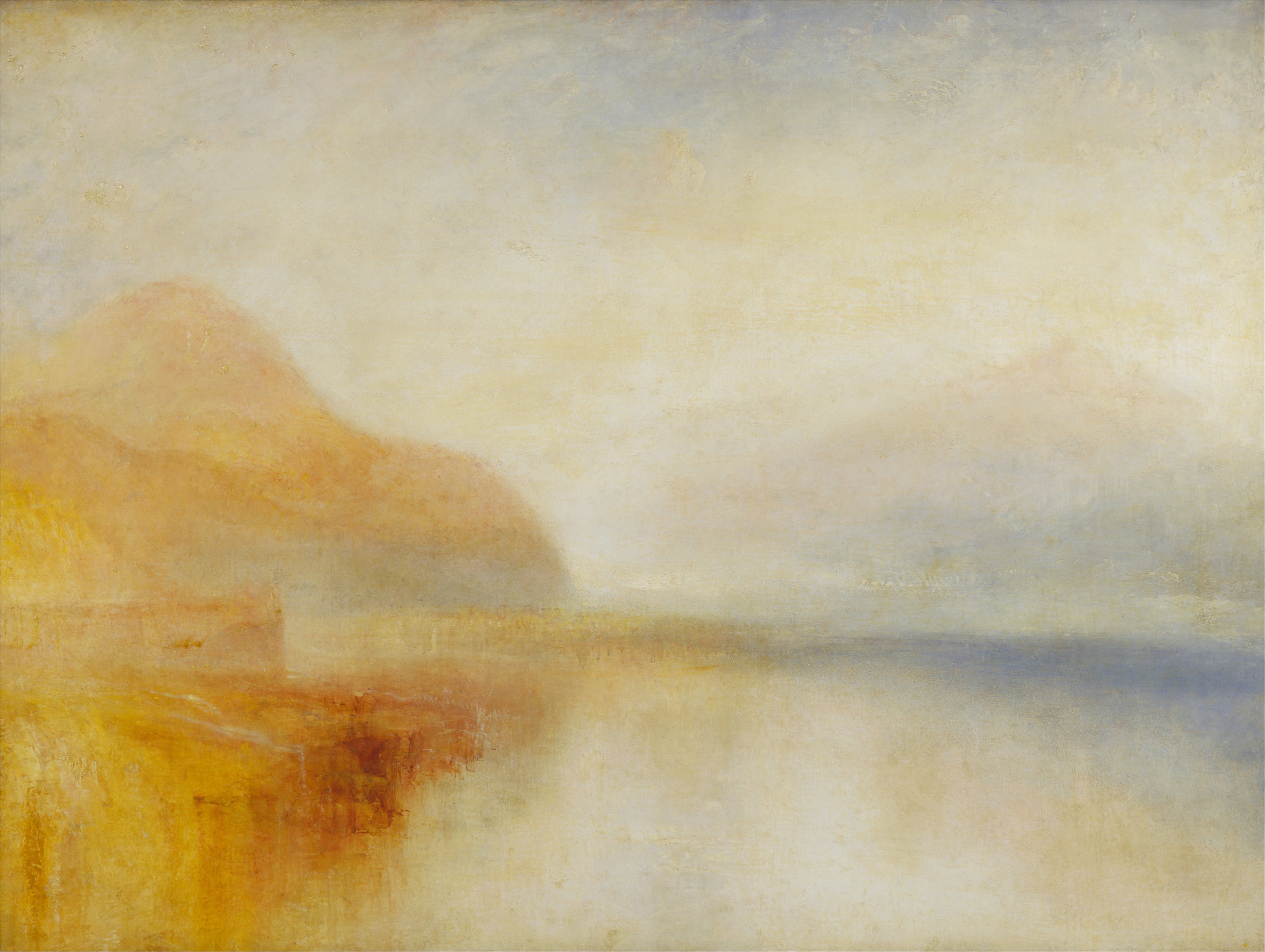 Reproduction du tableau « Inverary Pier, Loch Fyne: Morning - J. M. W. Turner » par Alpha Reproduction en peinture à l’huile