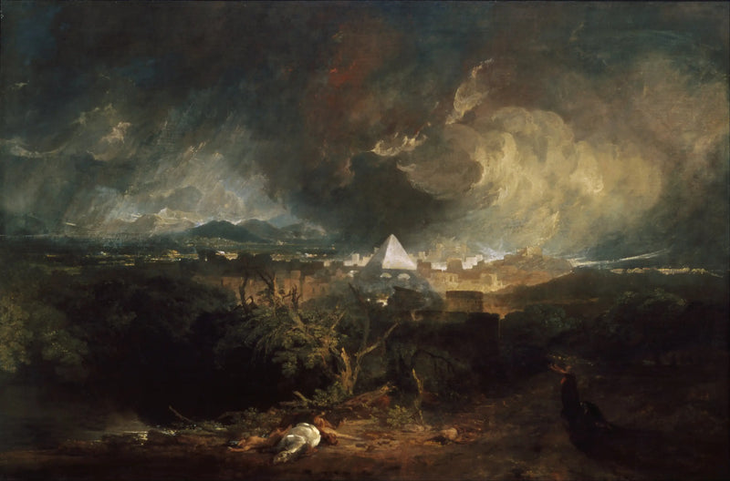 Den Femte Plagen i Egypt - J. M. W. Turner